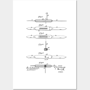 Pocket Knife Vintage Patent Hand Drawing Posters and Art